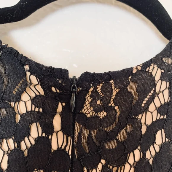 Lulus Dress Black Lace Bodycon Size Medium Long Sleeve LBD Whimsygoth Witchy - Picture 10 of 12